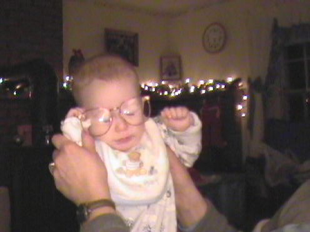 Me and Grammie's glasses!